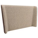 Ver imagem 1 de Cabeceira Casal 140 cm Greta com Frame Linho Tca 202 Corino Tcs 721 Peer