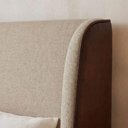 Ver imagem 6 de Cabeceira Casal 140 cm Greta com Frame Linho Tca 202 Corino Tcs 721 Peer