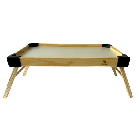 Bandeja de Cama para Café Strong com Pés Dobráveis Cazza Golden