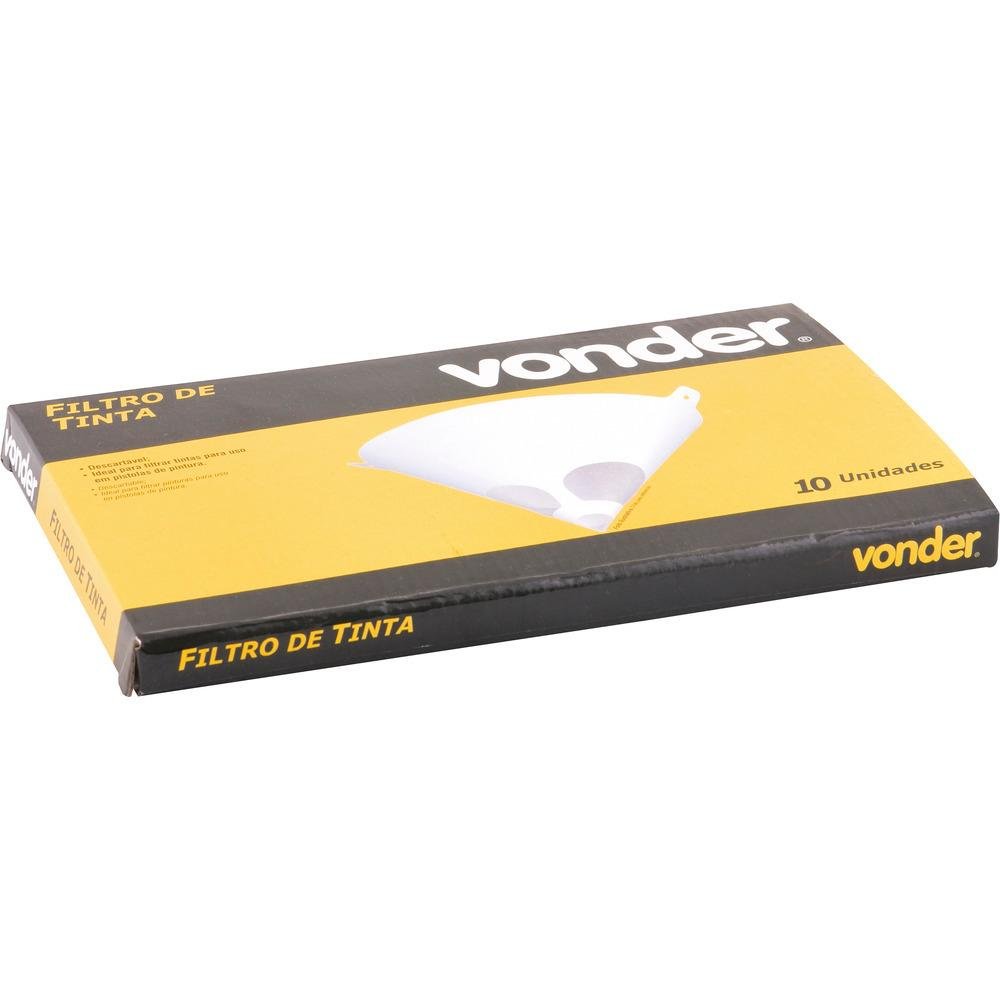 Filtro coador de tinta descartável com 10 peças - Vonder - 3