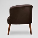Ver imagem 7 de Poltrona Decorativa para Recepção Pés de Madeira Resiste Tecido Veludo Macia