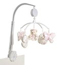 Ver imagem 1 de Móbile Musical Ursinha, Flores e Borboletas Quarto Bebê