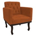 Ver imagem 4 de Kit Diva Recamier Diana 140cm Lado Esquerdo e 01 Poltrona Classic Suede - Doce Sonho Móveis RECAMIER