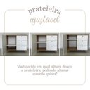 Ver mais imagens de Balcão Retrô para Escritório1 Porta 3 Gavetas Lugano