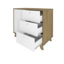 Ver imagem 7 de Balcão Retrô para Escritório1 Porta 3 Gavetas Lugano