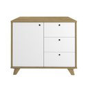 Ver imagem 5 de Balcão Retrô para Escritório1 Porta 3 Gavetas Lugano