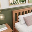 Ver imagem 6 de Cama de Solteiro Melita com Cama Auxiliar em Madeira Maciça de Pinus