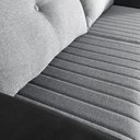 Ver imagem 4 de Sofá 3x2 Lugares Leona Bom Pastor Linho Cinza/preto