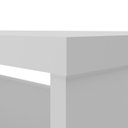 Ver imagem 4 de Mesa de Cabeceira 2 Gavetas 1 Nicho 100% MDF Gales Branco