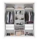 Ver imagem 3 de Guarda Roupa Casal 3 Portas 4 Gavetas Pequim Sallêto Móveis
