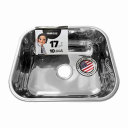 Cuba Aço Inox American Steel Extra Funda Polida 40x34x17 - 1