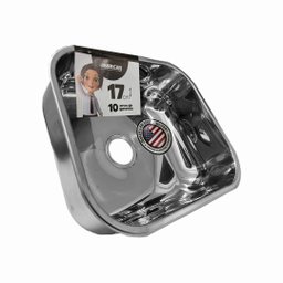 Cuba Aço Inox American Steel Extra Funda Polida 40x34x17 - 3