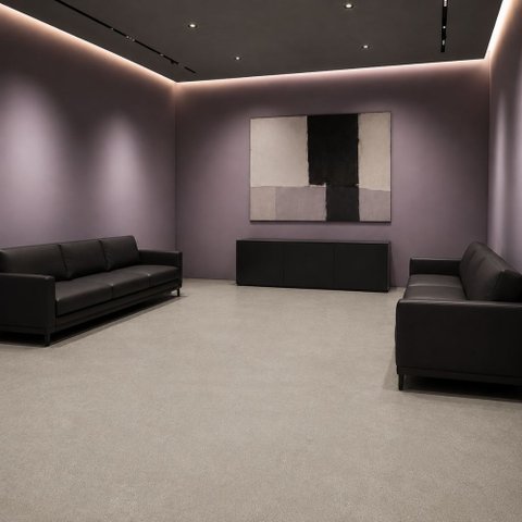 Piso Vinílico em Manta PVC 0,7mm Antiderrapante 10m² Liso Fosco Cinza