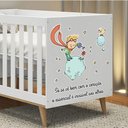 Ver imagem 3 de Adesivo de Parede Frase Com o Coração Pequeno Príncipe-Gigante 93x93cm