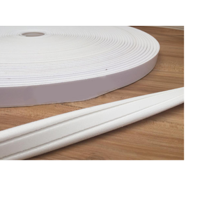 Boiserie Moldura Rodameio de Eva Adesivo e Flexível *orion 2,5cmx 5mm 15 Metros* Branco