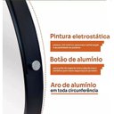 Ver imagem 7 de Espelho Redondo Decorativo Suspenso Alça 30cm Varias Cores