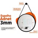 Ver mais imagens de Espelho Redondo Decorativo Suspenso Alça 30cm Varias Cores