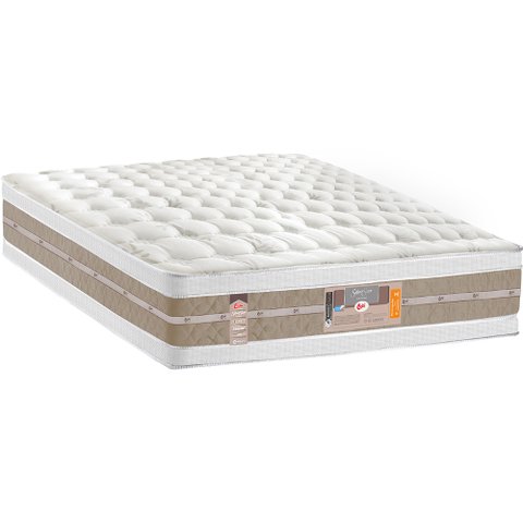 Colchão Casal Castor Silver Star Air Double Face Pocket 138x188x34