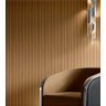 Kit 5 Placas Madeira Painel Ripado Freijó em Mdf Autocolante 15x53 Cm - 5
