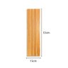Kit 5 Placas Madeira Painel Ripado Freijó em Mdf Autocolante 15x53 Cm - 2