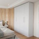 Ver imagem 1 de Guarda Roupa Casal 4 Portas 2 Gavetas Supreme