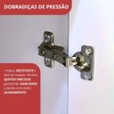 Ver mais imagens de Guarda Roupa Casal 4 Portas 2 Gavetas Supreme Branco