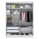 Ver imagem 5 de Guarda Roupa Casal 4 Portas 2 Gavetas Supreme Branco