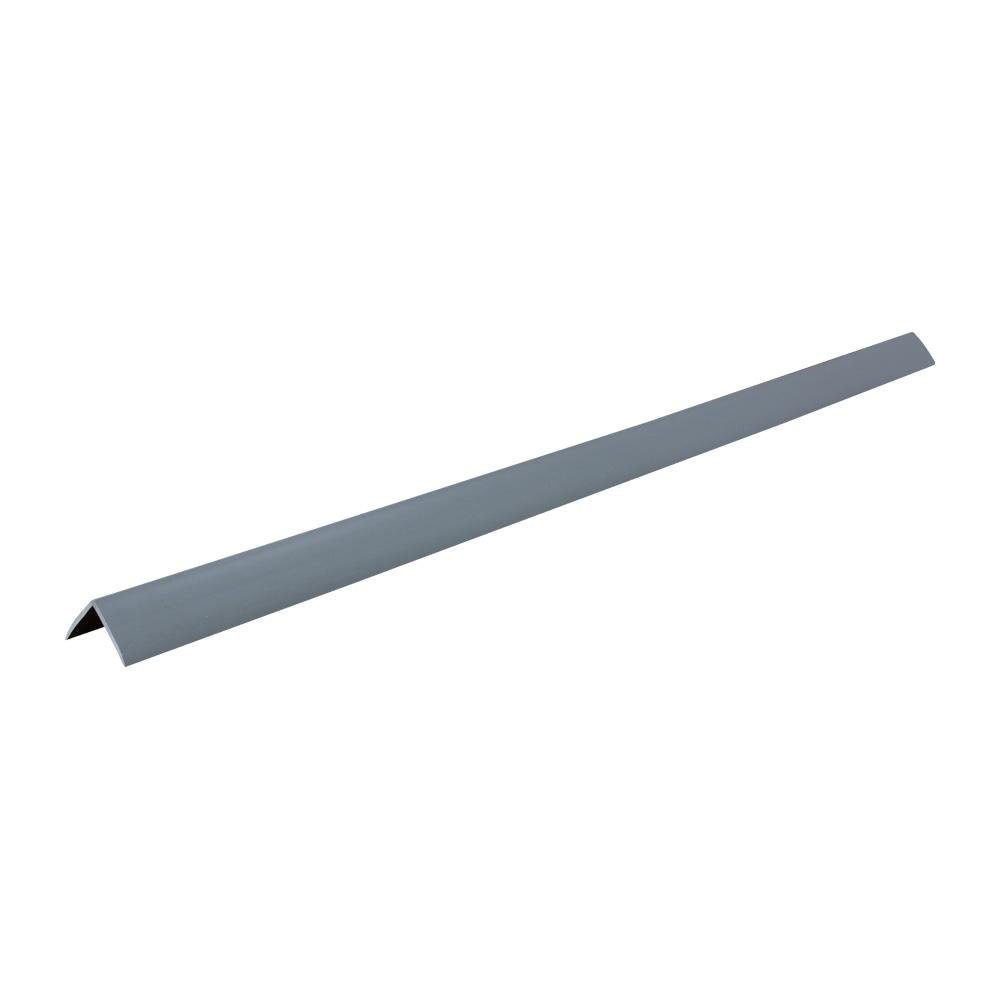 Cantoneira L PVC Protetor de Canto 25x25mm Barra 300cm 15 UN AZN - Cinza - 2