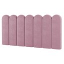 Ver imagem 3 de Painel Cabeceira Cama Box Casal King Size Lana 195cm Suede Rosê - Abmaza