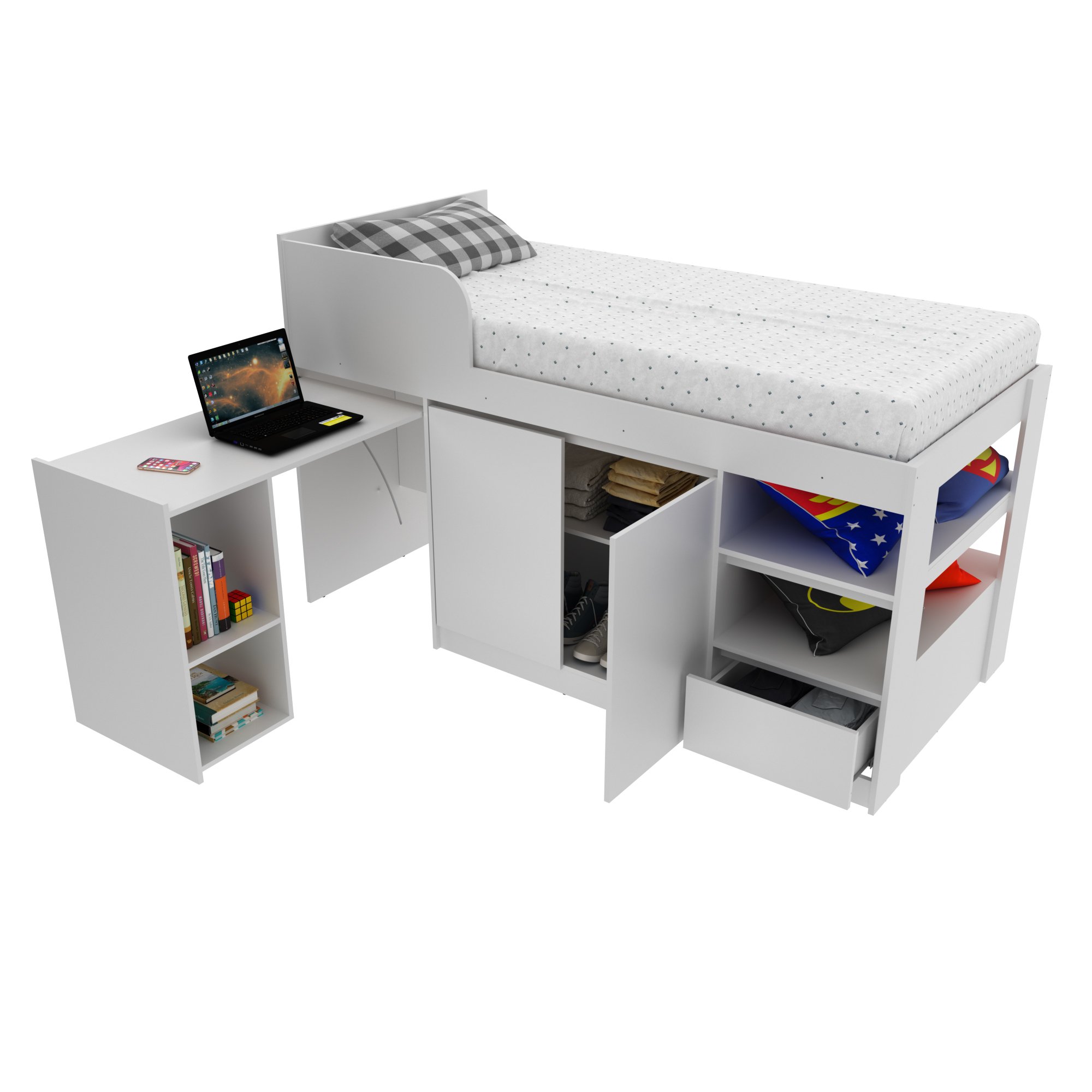 Cama Infantil Multifuncional CM8021 Amêndoa  - 2