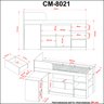 Cama Infantil Multifuncional CM8021 Amêndoa  - 8