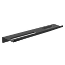 Ver imagem 1 de Prateleira Suporte para Banheiro Preto Fosco Grega Aço Inox 70cm