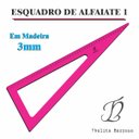 Ver imagem 1 de Esquadro de Alfaiate 1 Madeira Pink 3mm Thalita Costura