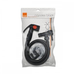 Ducha higiênica metal black preto fosco luxo 1/4 de volta Civitt - 3