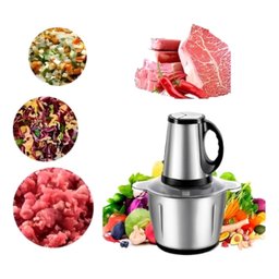 Processador Elétrico Inox com 4 Lâminas Carne Legume 3l 110v - 8