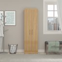 Ver imagem 1 de Armário com 2 Portas Multiuso 52x170cm MDP Carvalho 3000 Prime