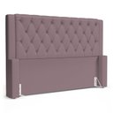 Ver imagem 1 de Cabeceira Atena para Cama Box Queen Size 160cm Capitonê com Frame Veludo Rosê - Abmaza