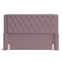 Ver imagem 3 de Cabeceira Atena para Cama Box Queen Size 160cm Capitonê com Frame Veludo Rosê - Abmaza