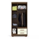 Ver imagem 2 de Guarda Roupa Casal 3 Portas 2 Gavetas Primacy Batrol Móveis