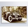 QUADRO CARRO CLÁSSICO PRETO E BRANCO Decor&Quadros URB049 - 1
