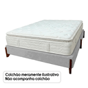 Ver imagem 7 de Base Cama Box Queen Size 168cm Orgânica Thor Bouclê:cinza Claro