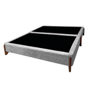 Ver imagem 1 de Base Cama Box Queen Size 168cm Orgânica Thor Bouclê:cinza Claro