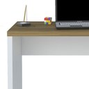 Ver imagem 5 de Mesa para Escritório Home Office 120cm Cisne Olmo Branco A06 -mpozenato
