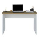Ver imagem 1 de Mesa para Escritório Home Office 120cm Cisne Olmo Branco A06 -mpozenato