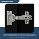 Ver imagem 7 de Guarda Roupa Casal 4 Portas 2 Gavetas Primacy Preto/Black