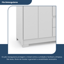 Ver mais imagens de Guarda Roupa Casal 4 Portas 2 Gavetas Primacy Branco