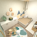 Ver imagem 5 de Kit Cori com Cama Casal e Armário Baixo Montessoriano Branco