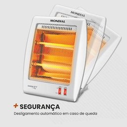Aquecedor Quartzo Comfort Air, Mondial, Branco/cinza, 900w, 127v A15 - 5