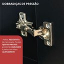 Ver imagem 7 de Guarda Roupa Casal 6 Portas 4 Gavetas Primacy Preto/Black