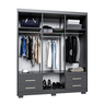 Guarda Roupa Casal 6 Portas 4 Gavetas Primacy   - 2